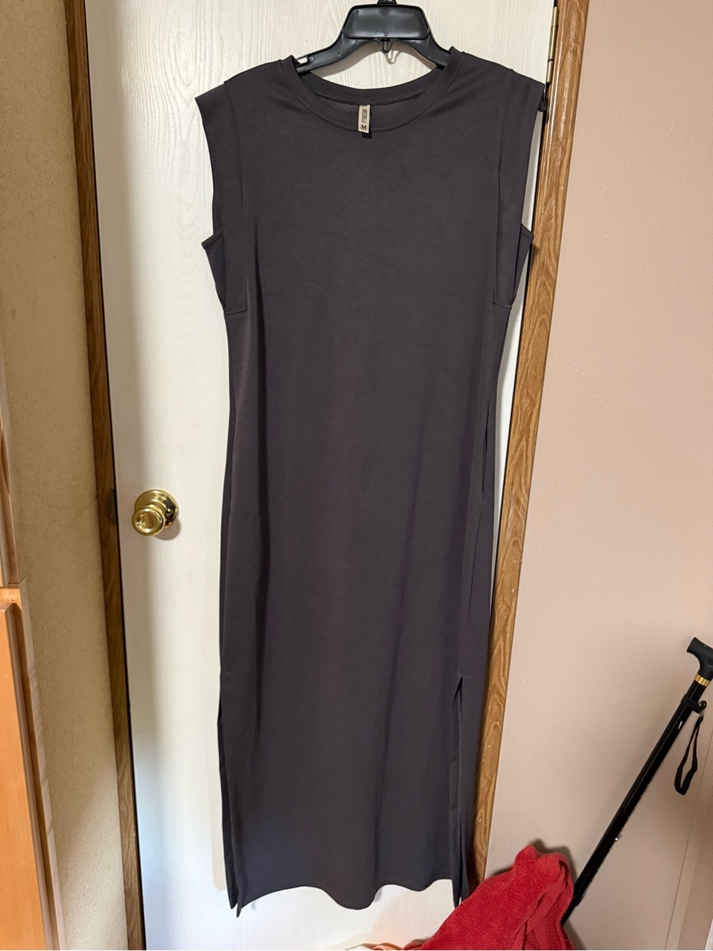 Sleeveless Black Maxi Dress - Classic Minimalist Style